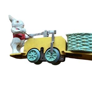 Lionel O Gauge Wind Up Peter Rabbit Chick Mobile Hand Car Lionel Corp Easter